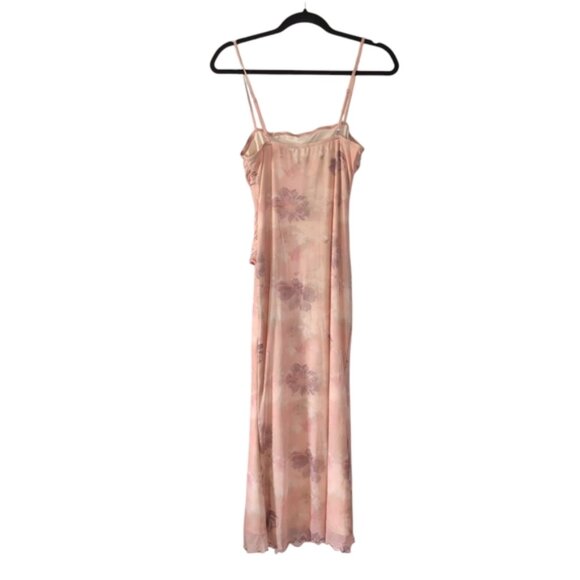 Boutique Y2K 2000s Coquette Lettuce Hem Fairy Whimsical Lolita Midi Dress S - Picture 3 of 7